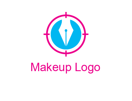 pen nib in circle publishing logo