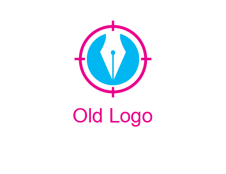pen nib in circle publishing logo