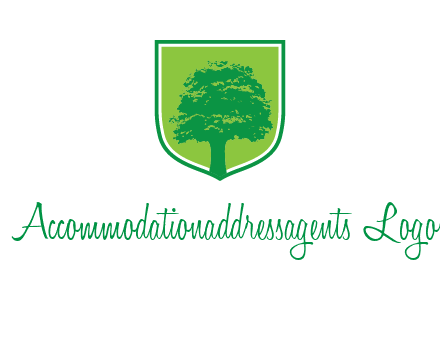 tree in colored shield logo