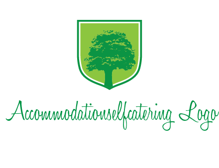 tree in colored shield logo