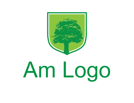 tree in colored shield logo