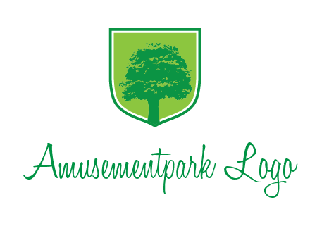 tree in colored shield logo
