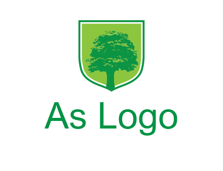 tree in colored shield logo