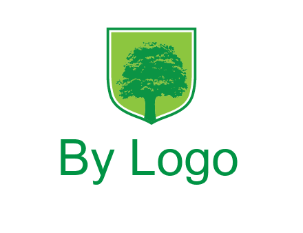 tree in colored shield logo