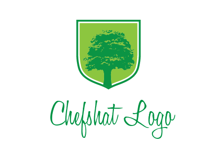 tree in colored shield logo
