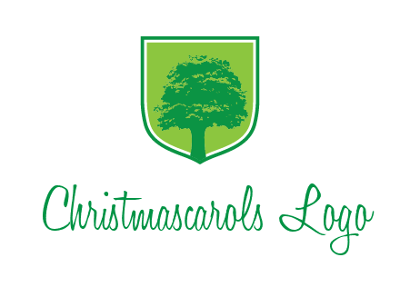 tree in colored shield logo