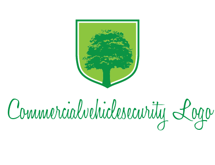 tree in colored shield logo