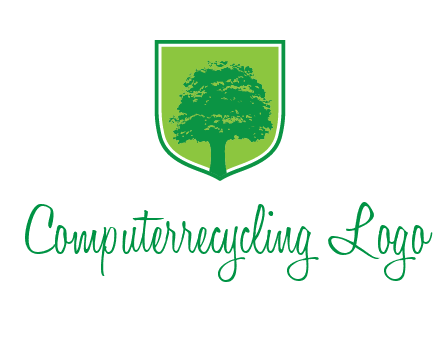 tree in colored shield logo