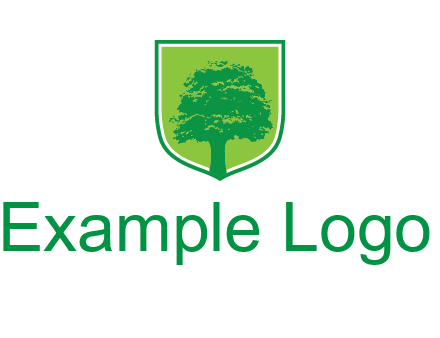 tree in colored shield logo