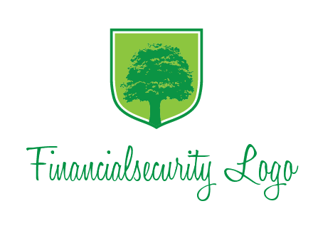 tree in colored shield logo