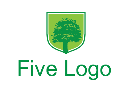 tree in colored shield logo
