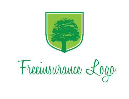 tree in colored shield logo