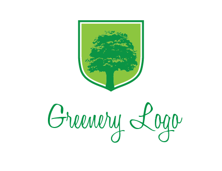 tree in colored shield logo