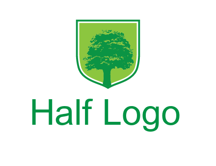 tree in colored shield logo