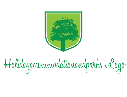 tree in colored shield logo