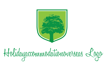 tree in colored shield logo