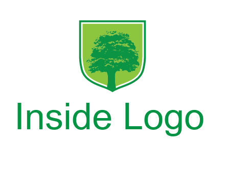 tree in colored shield logo
