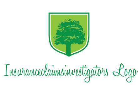 tree in colored shield logo