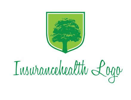 tree in colored shield logo
