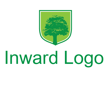 tree in colored shield logo