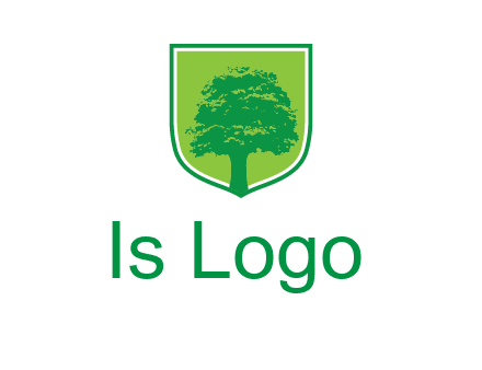 tree in colored shield logo