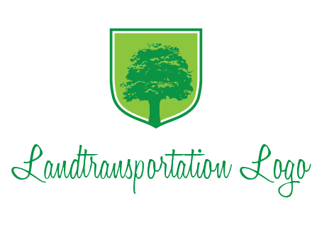 tree in colored shield logo