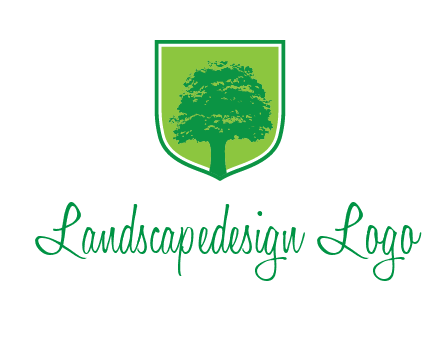 tree in colored shield logo