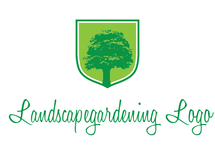tree in colored shield logo