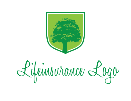 tree in colored shield logo