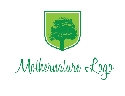 tree in colored shield logo