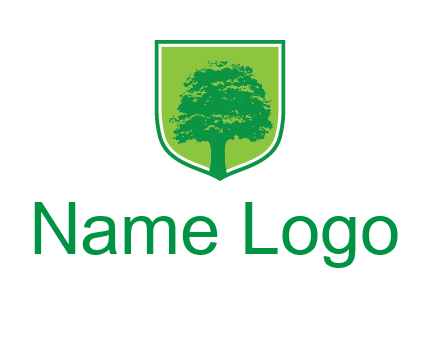 tree in colored shield logo