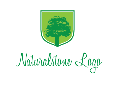 tree in colored shield logo