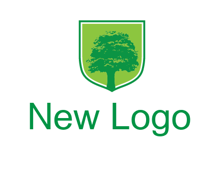 tree in colored shield logo