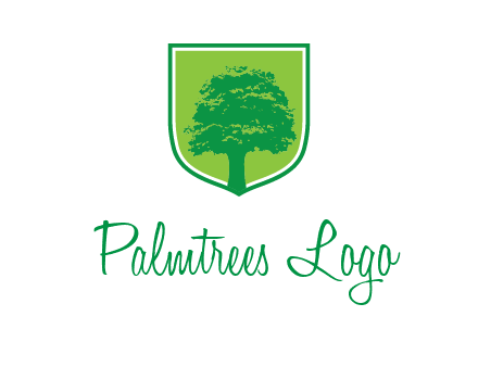 tree in colored shield logo