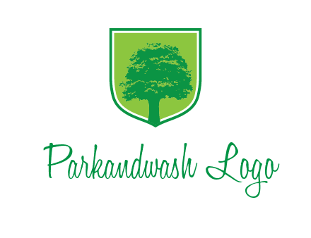 tree in colored shield logo