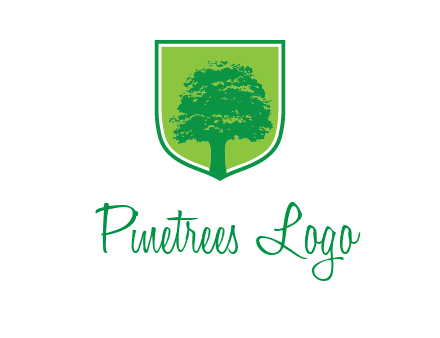 tree in colored shield logo