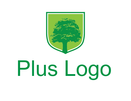 tree in colored shield logo