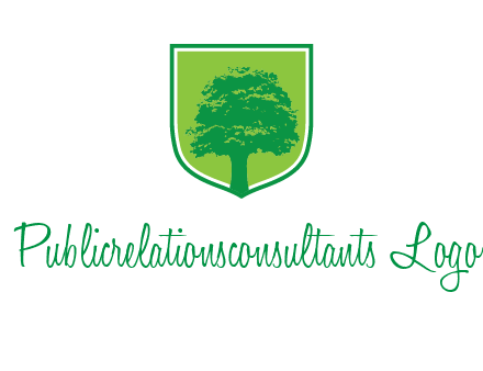 tree in colored shield logo
