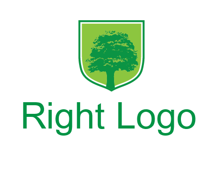 tree in colored shield logo