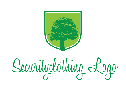 tree in colored shield logo