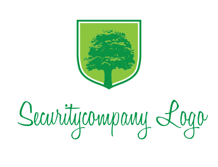 tree in colored shield logo