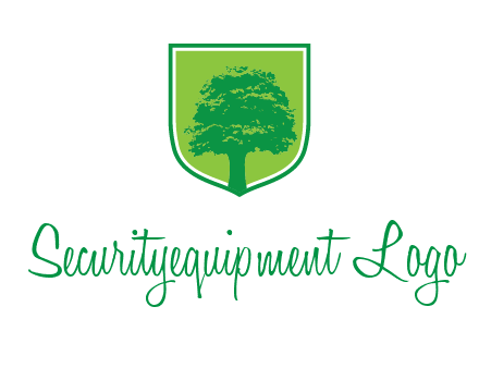 tree in colored shield logo