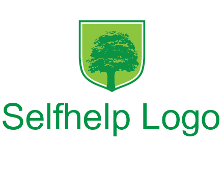 tree in colored shield logo