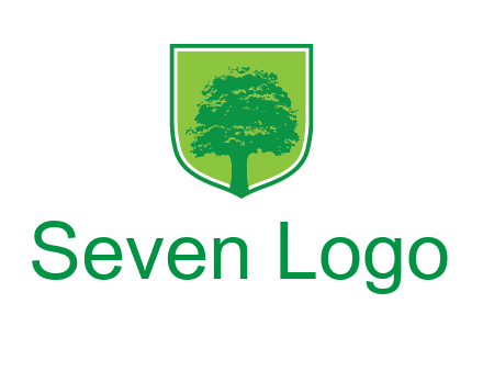 tree in colored shield logo
