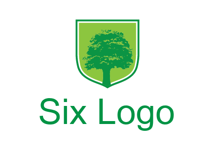 tree in colored shield logo