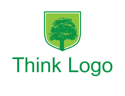 tree in colored shield logo