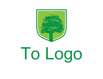 tree in colored shield logo