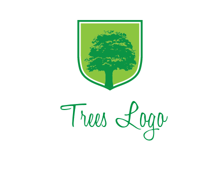 tree in colored shield logo