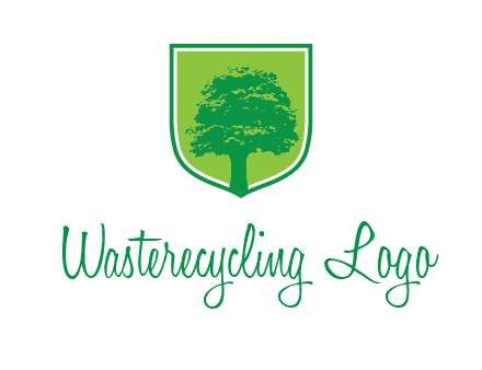 tree in colored shield logo