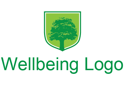 tree in colored shield logo